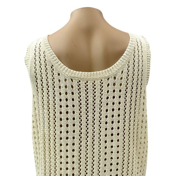 Cupshe Womens Cover Up‎ Beach Dress Swimsuits Crochet Hollow Out Drawstring XL - Picture 13 of 15